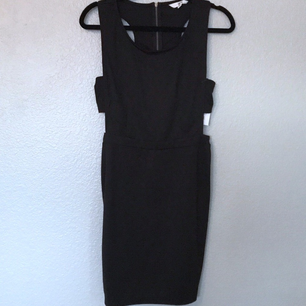 NWT. Little black dress with side cut outs